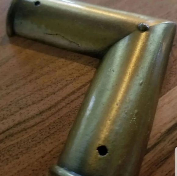 10 aged brass furniture & frame corner trim FIRM PER SET - Picture 2 of 7
